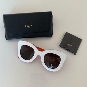 ICONIC Celine White Sunglasses